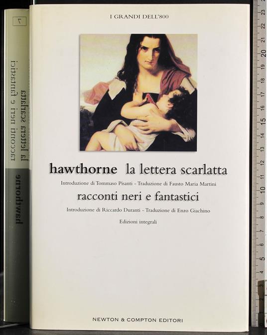 lettera scarlatta Racconti neri e fantastici - Nathaniel Hawthorne - copertina