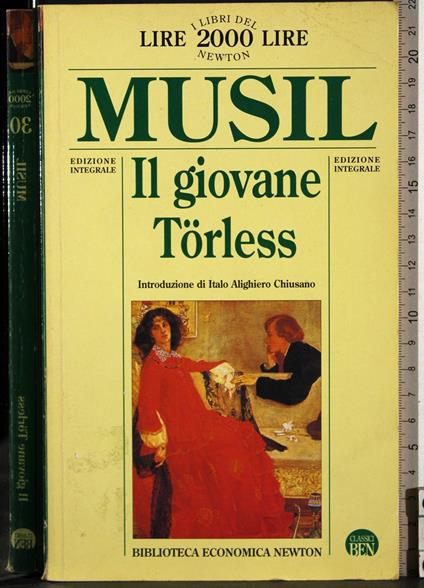 Il giovane Torless - Robert Musil - copertina