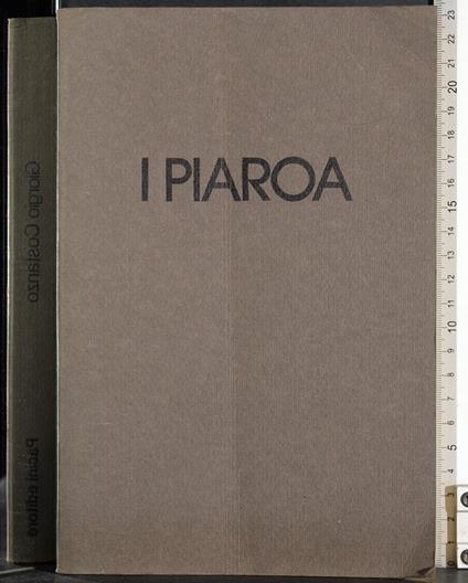 I piaroa - Giorgio Costanzo - copertina