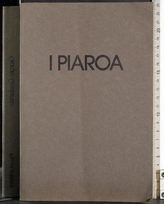 I piaroa - Giorgio Costanzo - copertina