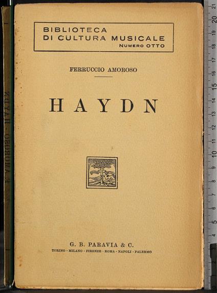 Haydn - Ferruccio Amoroso - copertina