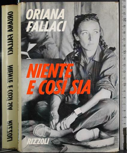 Niente e così sia - Oriana Fallaci - copertina