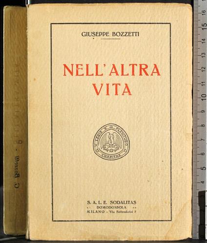 Nell'altra vita - Giuseppe Bozzetti - copertina