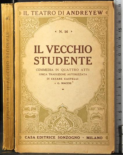 Il vecchio studente - Leonid Andreev - copertina