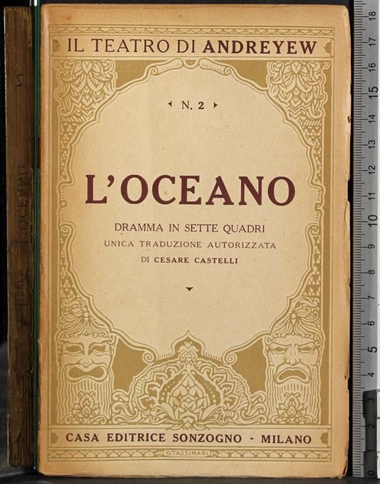 L' oceano. Dramma in sette quadri - Leonid Andreev - copertina