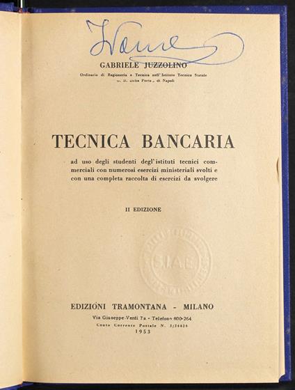 Tecnica bancaria - copertina