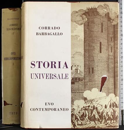 Storia universale Vol 5. Evo contemporaneo pt 1 - Corrado Barbagallo - copertina