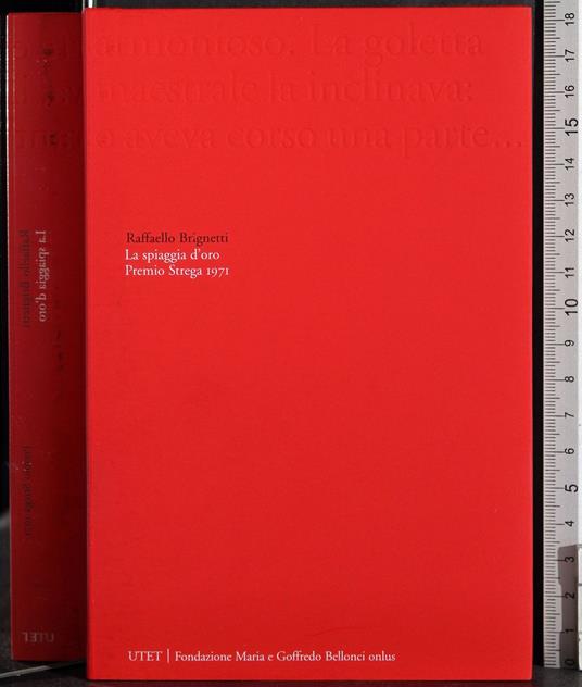 Premio Strega 1971. La spiagia d'oro - Raffaello Brignetti - copertina