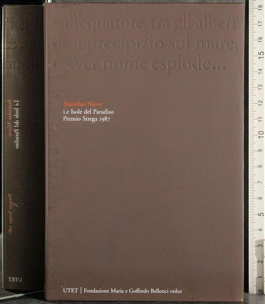 Premio Strega 1987. Le isole del Paradiso - Stanislao Nievo - copertina