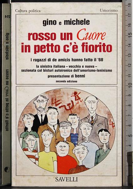 Rosso un cuore in petto c'è fiorito - Gino & Michele - copertina
