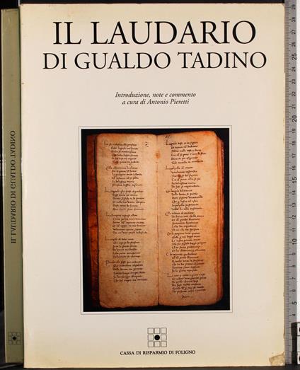 Il laudario di Gualdo Tadino - copertina