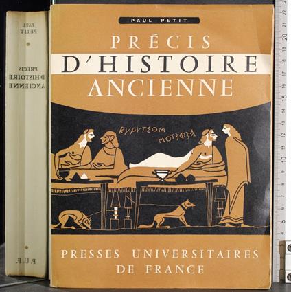 Precis d'Histoire ancienne - copertina