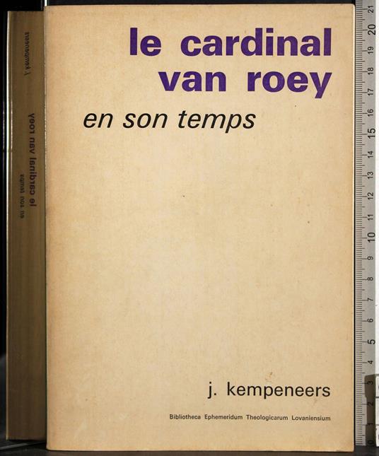 Le cardinal van roey en son temps - copertina