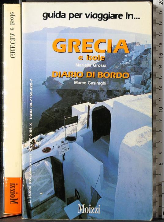 Grecia e isole. Diario di bordo - copertina