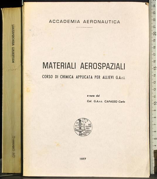 Materiali aereospaziali - copertina