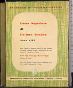 Corso superiore di cultura grafica anno VIII