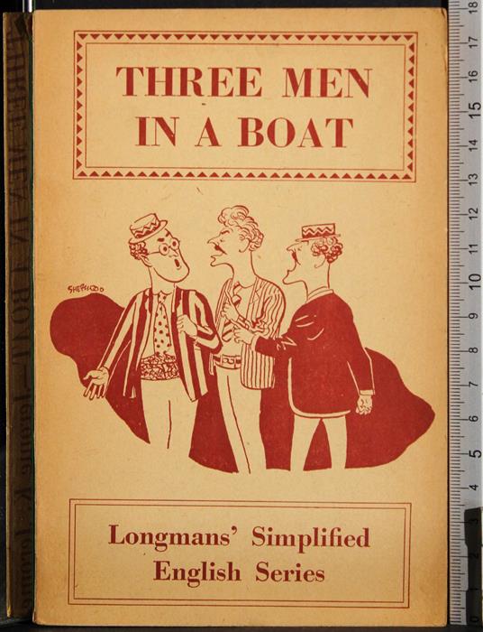 three men in a boat - Jerome K. Jerome - copertina