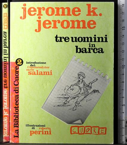 Tre uomini in barca - Jerome K. Jerome - copertina