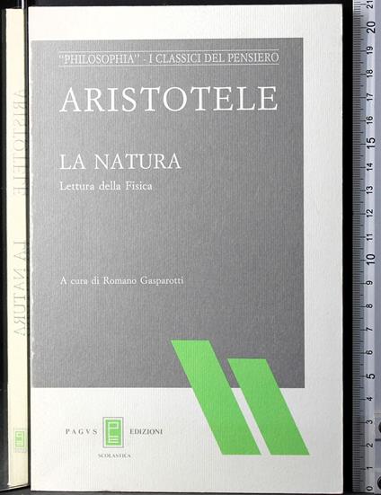 natura - Aristotele - copertina