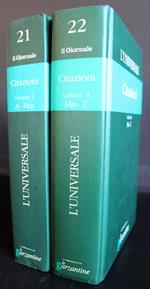 L' universale. Citazioni. Vol 1-2