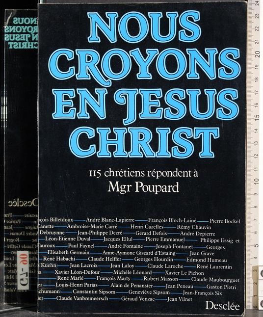 Nous croyons en jesus christ - copertina