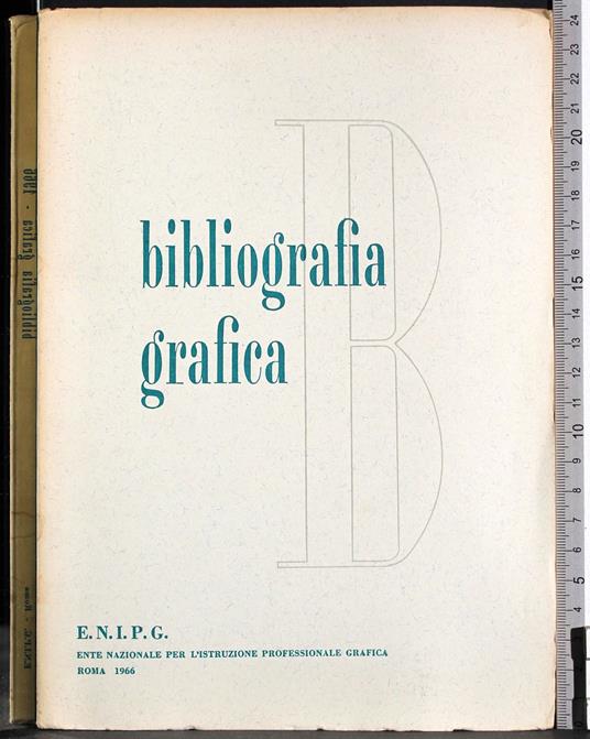 Bibliografia grafica - copertina