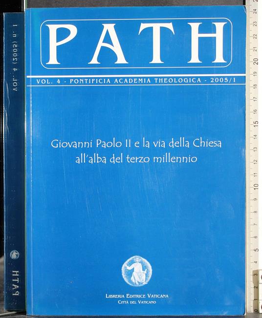 Path. Vol 4. Pontificia academia theologica 2005/1 - copertina
