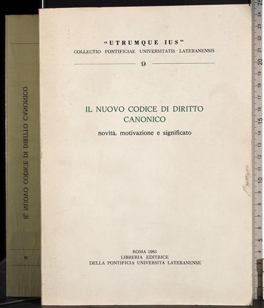 Il nuovo codice di diritto canonico - copertina