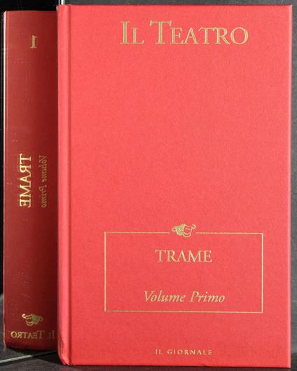 Il teatro 1. Trame. Vol 1 - copertina