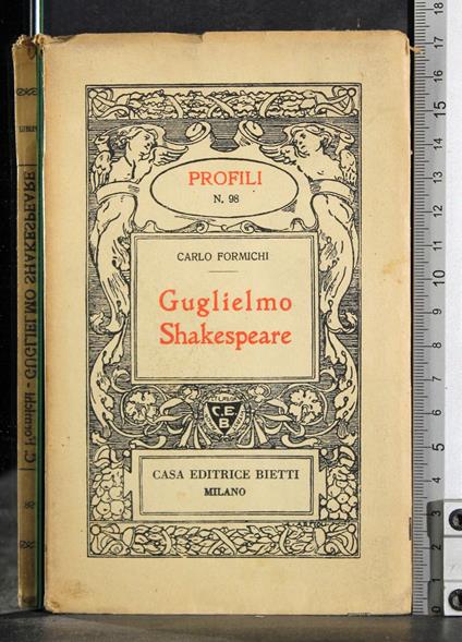 Profili 98. Guglielmo Shakespeare - Carlo Formichi - copertina