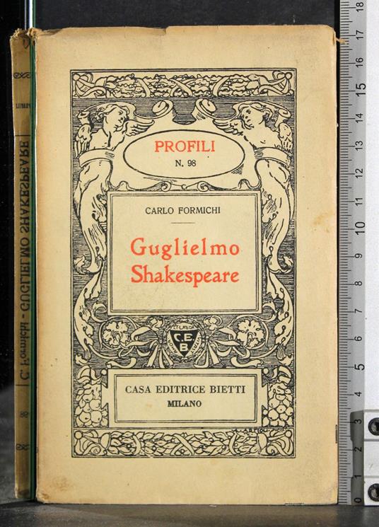 Profili 98. Guglielmo Shakespeare - Carlo Formichi - copertina