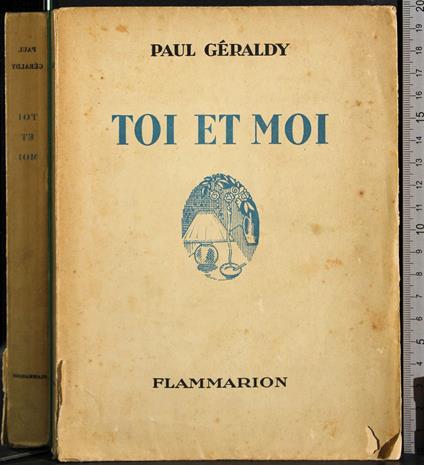 Toi et moi - Paul Géraldy - copertina