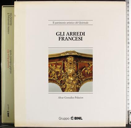 Gli arredi francesi - Alvar Gonzalez Palacios - copertina