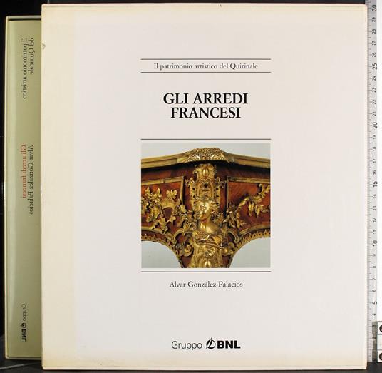 Gli arredi francesi - Alvar Gonzalez Palacios - copertina