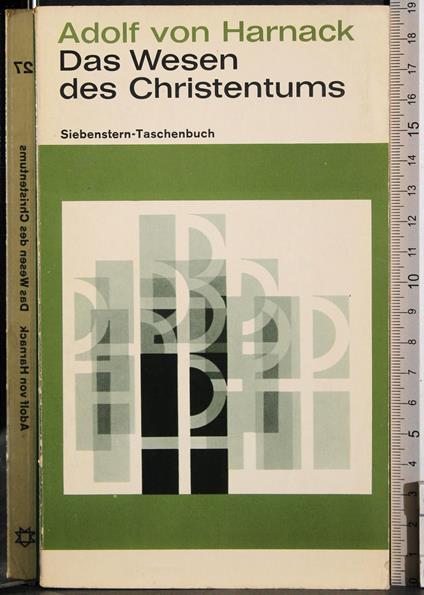 Das wesen des Christentums - Adolf von Harnack - copertina