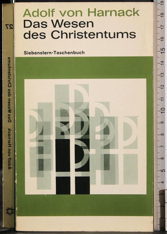 Das wesen des Christentums - Adolf von Harnack - copertina