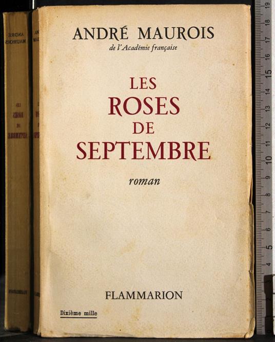 Les roses de septembre - André Maurois - copertina
