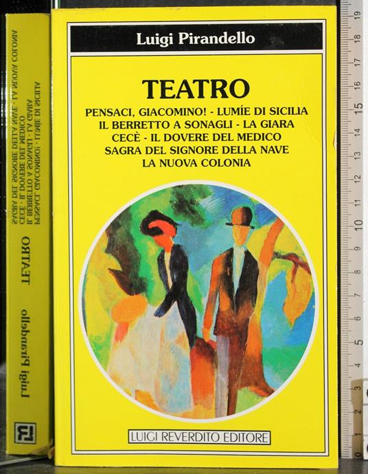 Teatro - Luigi Pirandello - copertina