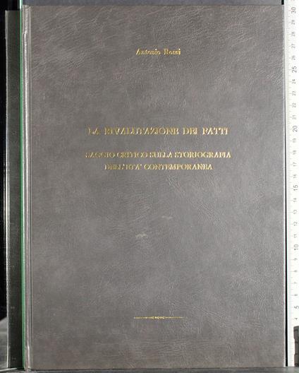 rivalutazione dei fatti - Antonio Rossi - copertina