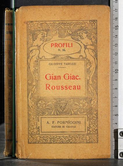 Profili 32. Gian Giac Rousseau - Giuseppe Tarozzi - copertina