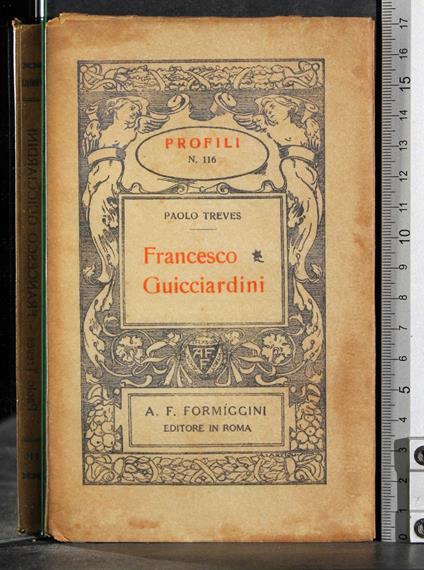 Profili 116. Francesco Guicciardini - Paolo Treves - copertina