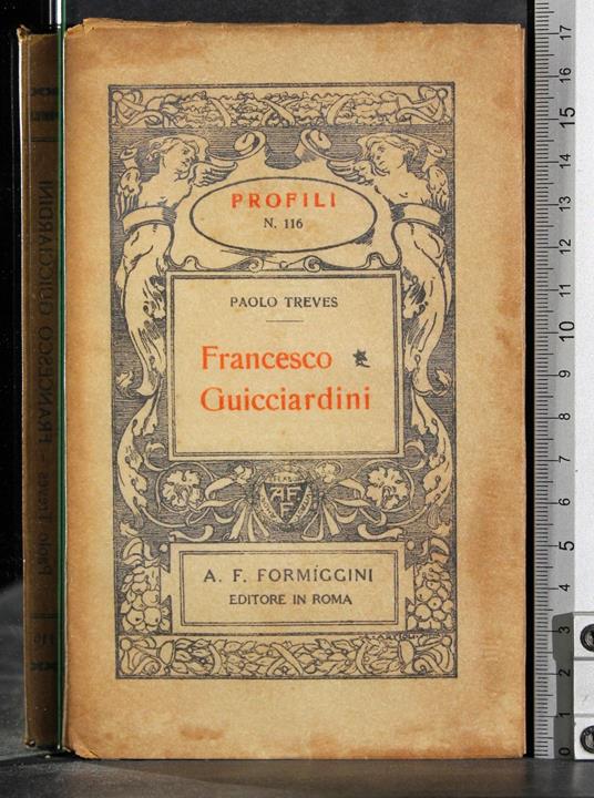 Profili 116. Francesco Guicciardini - Paolo Treves - copertina