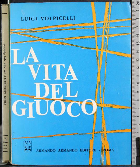vita del giuoco - Luigi Volpicelli - copertina