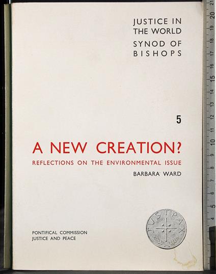 A new creation?. Vol 5 - Barbara Ward - copertina