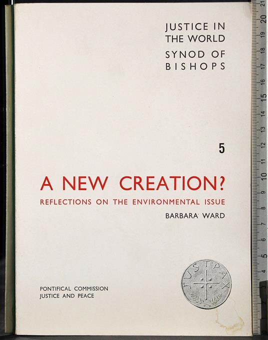 A new creation?. Vol 5 - Barbara Ward - copertina