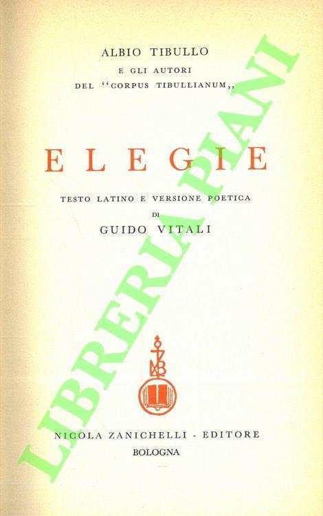 Poesie - Albio Tibullo - copertina