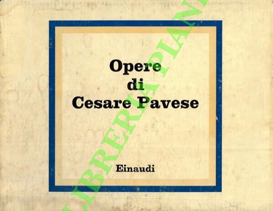 Opere - Cesare Pavese - copertina