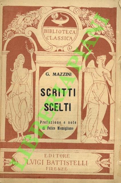 Scritti scelti - Giuseppe Mazzini - copertina