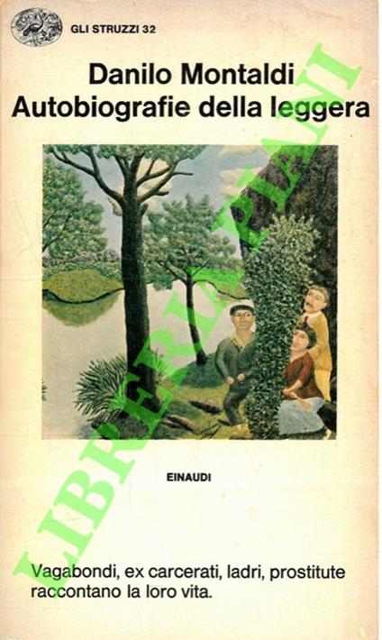 Autobiografie della leggera - Danilo Montaldi - copertina