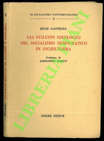 Gli sviluppi ideologici del socialismo democratico in Inghilterra - copertina